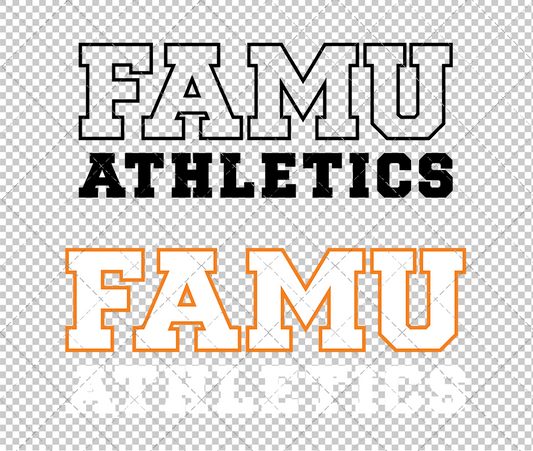 Florida A&M Rattlers Wordmark 2013 009, Svg, Dxf, Eps, Png - SvgShopArt