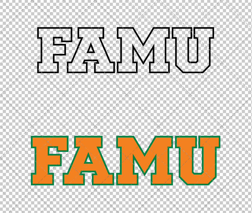 Florida A&M Rattlers Wordmark 2013 013, Svg, Dxf, Eps, Png - SvgShopArt