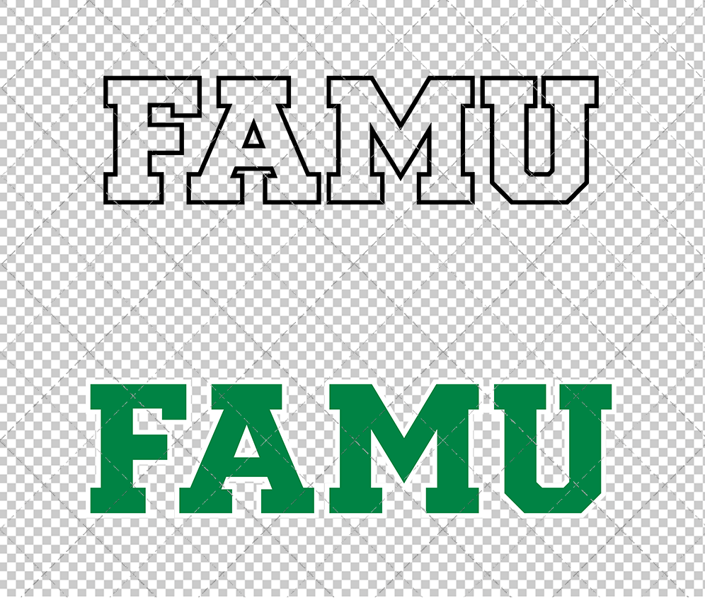 Florida A&M Rattlers Wordmark 2013 014, Svg, Dxf, Eps, Png - SvgShopArt