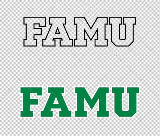 Florida A&M Rattlers Wordmark 2013 014, Svg, Dxf, Eps, Png - SvgShopArt