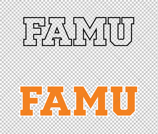 Florida A&M Rattlers Wordmark 2013 015, Svg, Dxf, Eps, Png - SvgShopArt