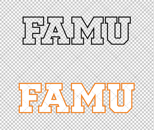 Florida A&M Rattlers Wordmark 2013 016, Svg, Dxf, Eps, Png - SvgShopArt