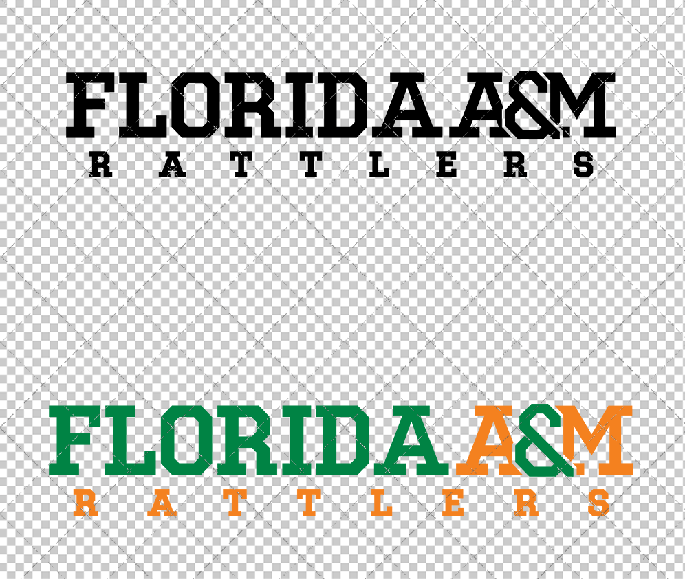 Florida A&M Rattlers Wordmark 2013 021, Svg, Dxf, Eps, Png - SvgShopArt