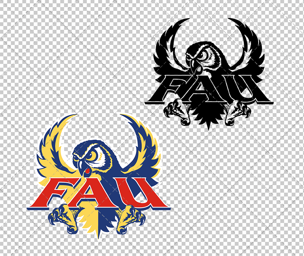 Florida Atlantic Owls 2000, Svg, Dxf, Eps, Png - SvgShopArt