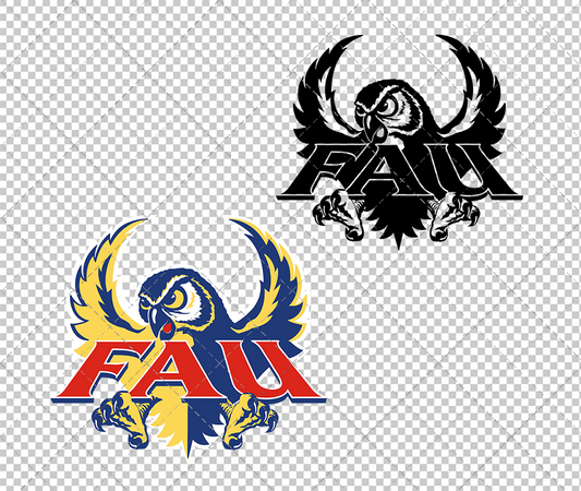 Florida Atlantic Owls 2000, Svg, Dxf, Eps, Png - SvgShopArt