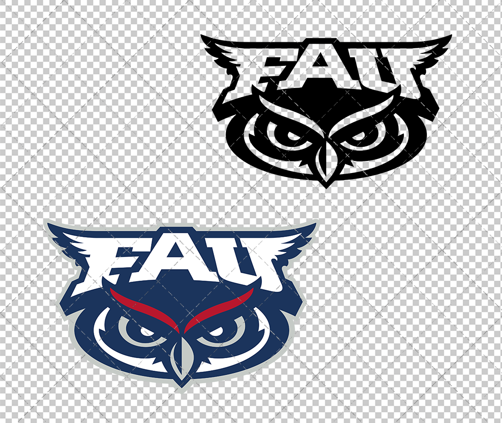 Florida Atlantic Owls 2015, Svg, Dxf, Eps, Png - SvgShopArt