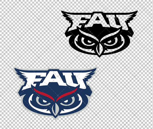 Florida Atlantic Owls 2015, Svg, Dxf, Eps, Png - SvgShopArt