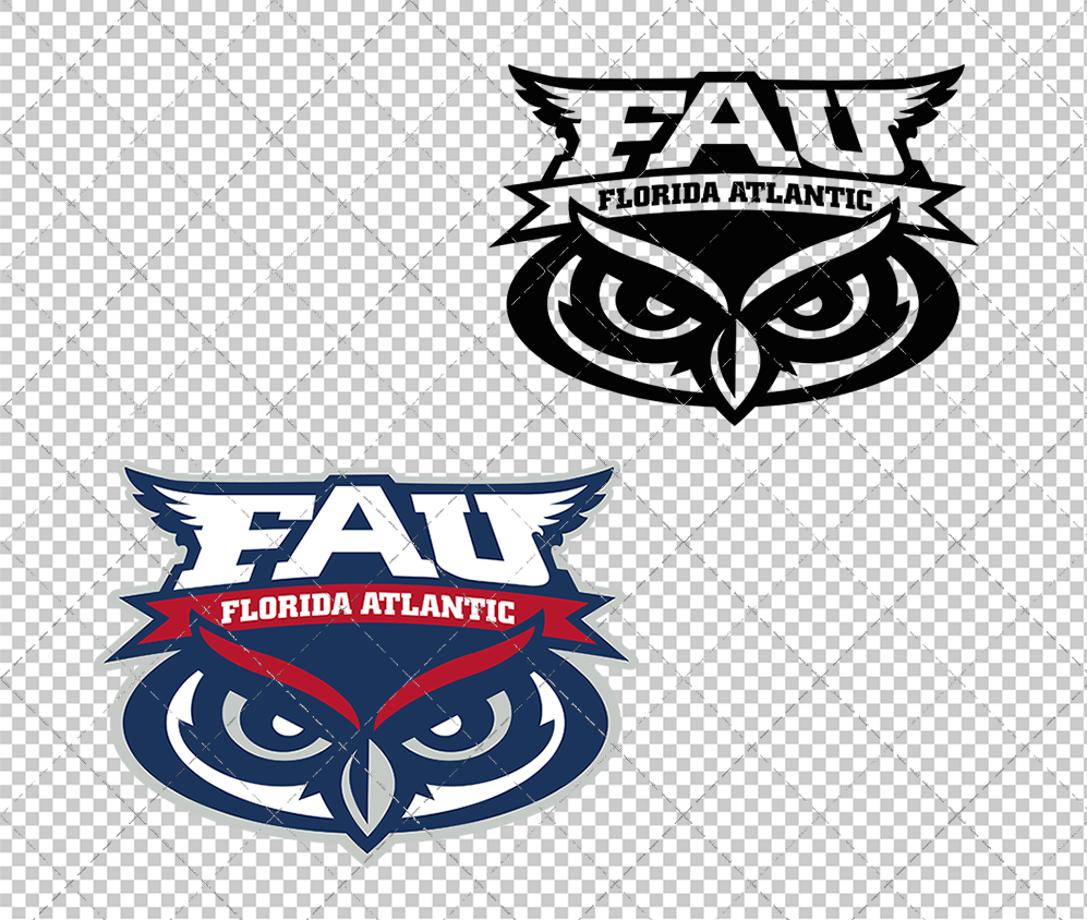 Florida Atlantic Owls Alternate 2015, Svg, Dxf, Eps, Png - SvgShopArt