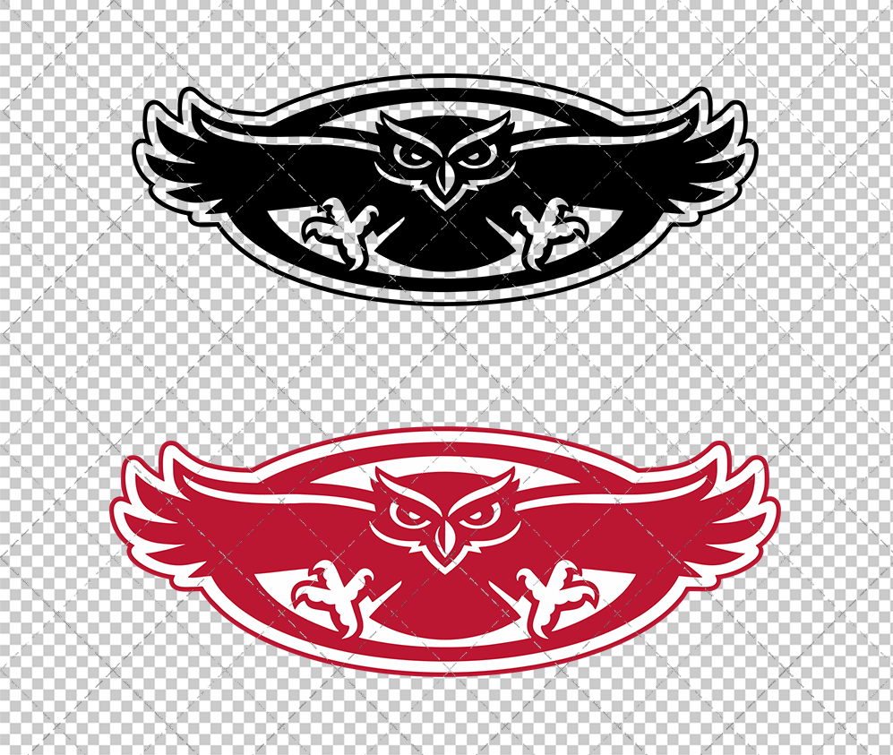 Florida Atlantic Owls Helmet Logos 2014, Svg, Dxf, Eps, Png - SvgShopArt