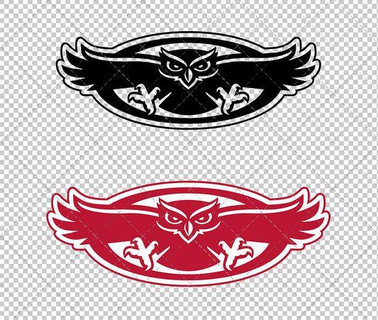 Florida Atlantic Owls Helmet Logos 2014, Svg, Dxf, Eps, Png - SvgShopArt
