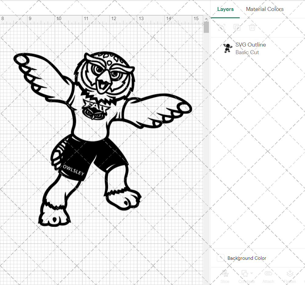 Florida Atlantic Owls Mascot 2015, Svg, Dxf, Eps, Png - SvgShopArt