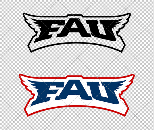 Florida Atlantic Owls Secondary 2005 002, Svg, Dxf, Eps, Png - SvgShopArt
