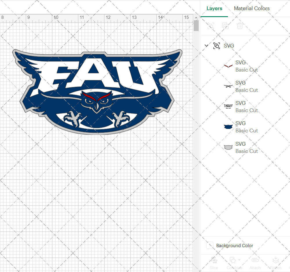 Florida Atlantic Owls Secondary 2005 003, Svg, Dxf, Eps, Png - SvgShopArt