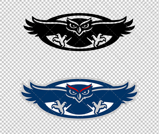 Florida Atlantic Owls Secondary 2005 004, Svg, Dxf, Eps, Png - SvgShopArt