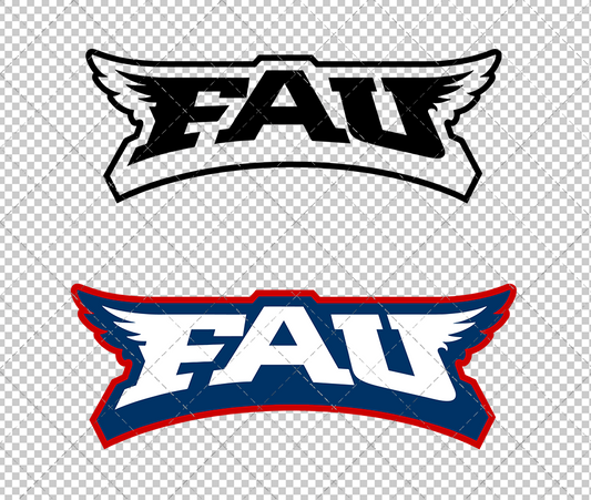 Florida Atlantic Owls Secondary 2005, Svg, Dxf, Eps, Png - SvgShopArt