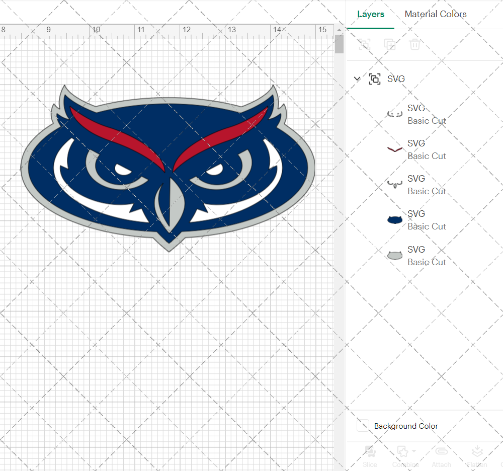 Florida Atlantic Owls Secondary 2015, Svg, Dxf, Eps, Png - SvgShopArt