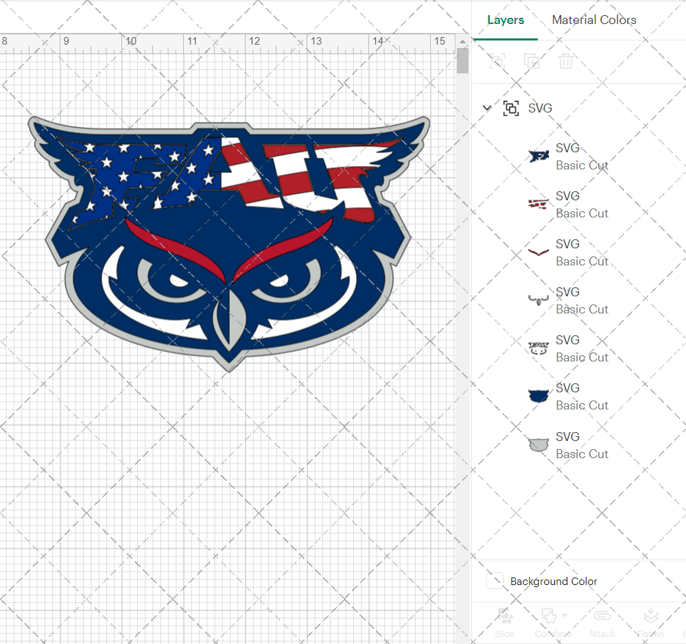 Florida Atlantic Owls Secondary 2019, Svg, Dxf, Eps, Png - SvgShopArt