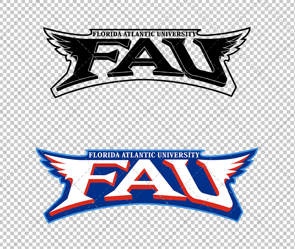 Florida Atlantic Owls Wordmark 2001, Svg, Dxf, Eps, Png - SvgShopArt