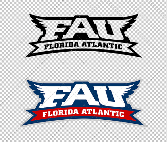 Florida Atlantic Owls Wordmark 2005 002, Svg, Dxf, Eps, Png - SvgShopArt