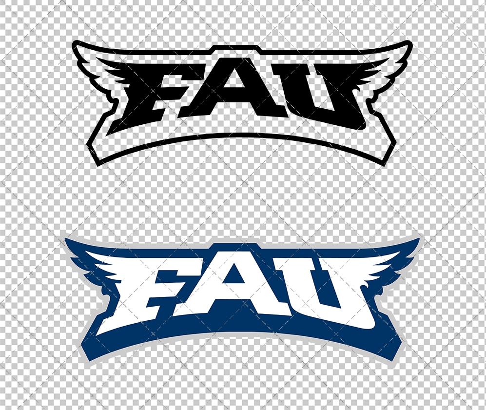 Florida Atlantic Owls Wordmark 2005, Svg, Dxf, Eps, Png - SvgShopArt