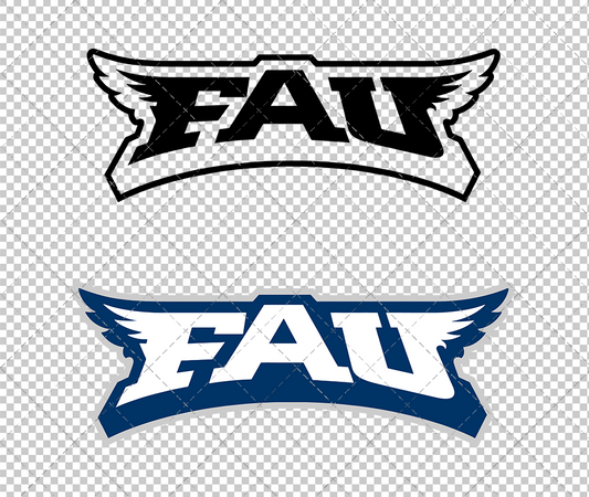 Florida Atlantic Owls Wordmark 2005, Svg, Dxf, Eps, Png - SvgShopArt