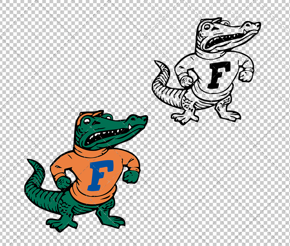 Florida Gators Secondary 1980, Svg, Dxf, Eps, Png - SvgShopArt