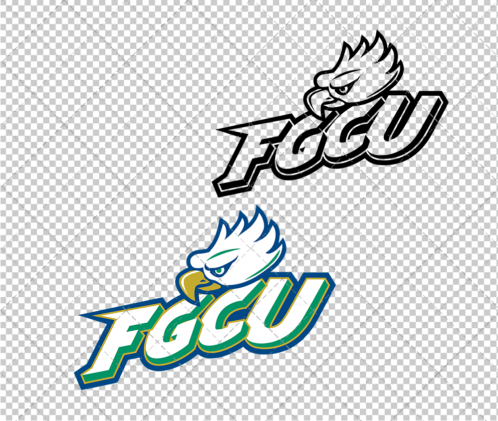 Florida Gulf Coast Eagles 2022, Svg, Dxf, Eps, Png - SvgShopArt