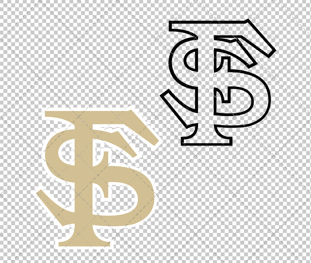 Florida State Seminoles Alternate 2014 008, Svg, Dxf, Eps, Png - SvgShopArt