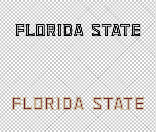 Florida State Seminoles Wordmark 2014 003, Svg, Dxf, Eps, Png - SvgShopArt