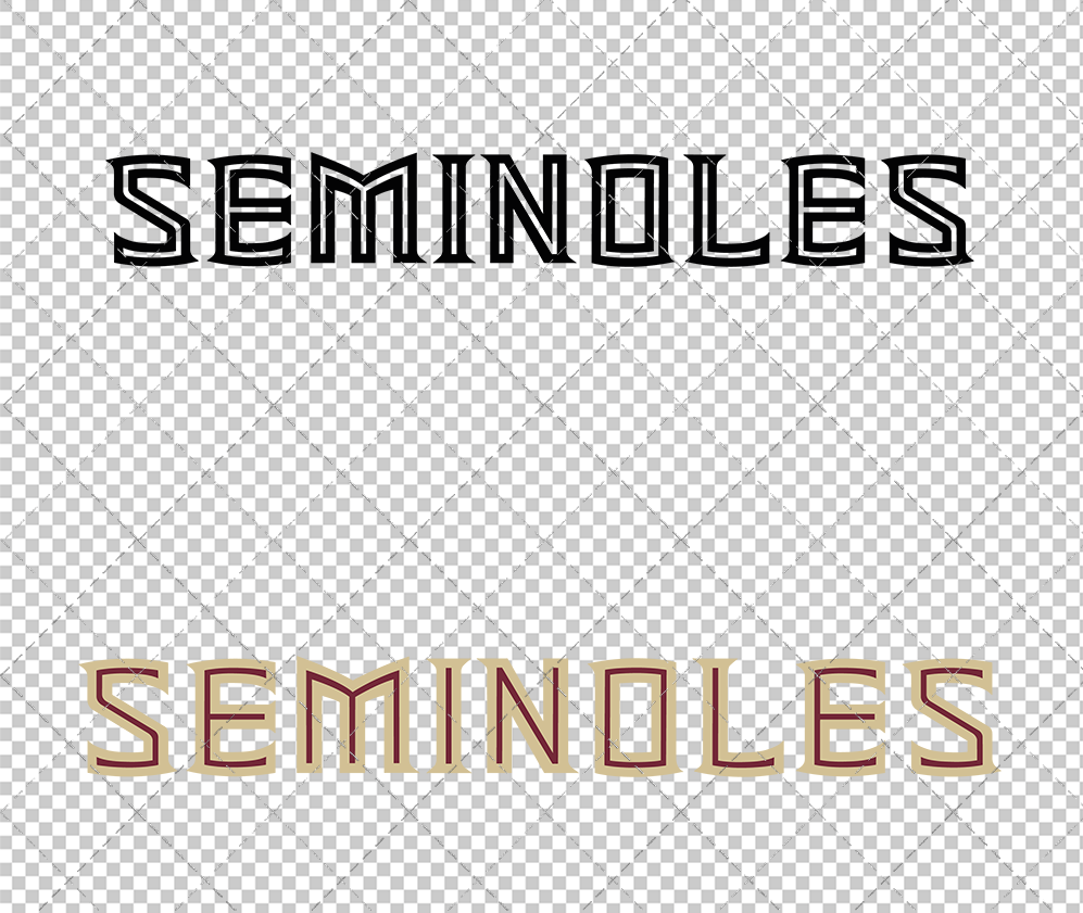 Florida State Seminoles Wordmark 2014 007, Svg, Dxf, Eps, Png - SvgShopArt