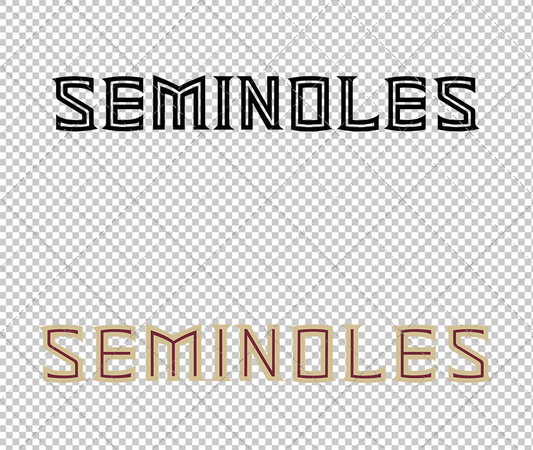 Florida State Seminoles Wordmark 2014 007, Svg, Dxf, Eps, Png - SvgShopArt
