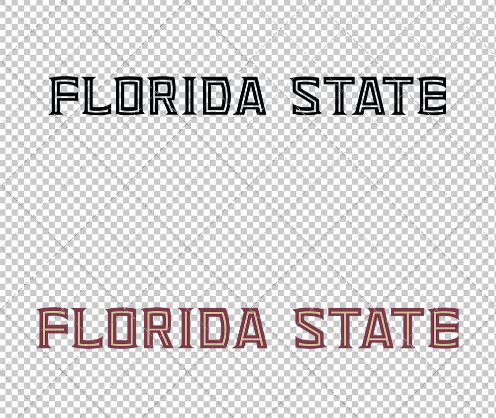 Florida State Seminoles Wordmark 2014, Svg, Dxf, Eps, Png - SvgShopArt
