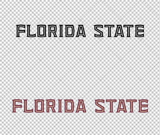 Florida State Seminoles Wordmark 2014, Svg, Dxf, Eps, Png - SvgShopArt