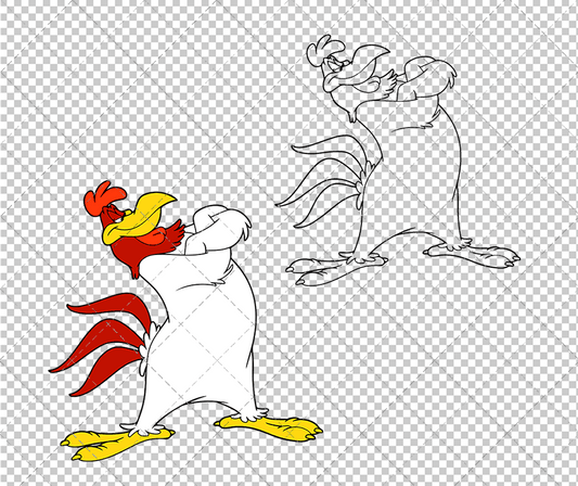 Foghorn Leghorn - Looney Tunes, Svg, Dxf, Eps, Png SvgShopArt