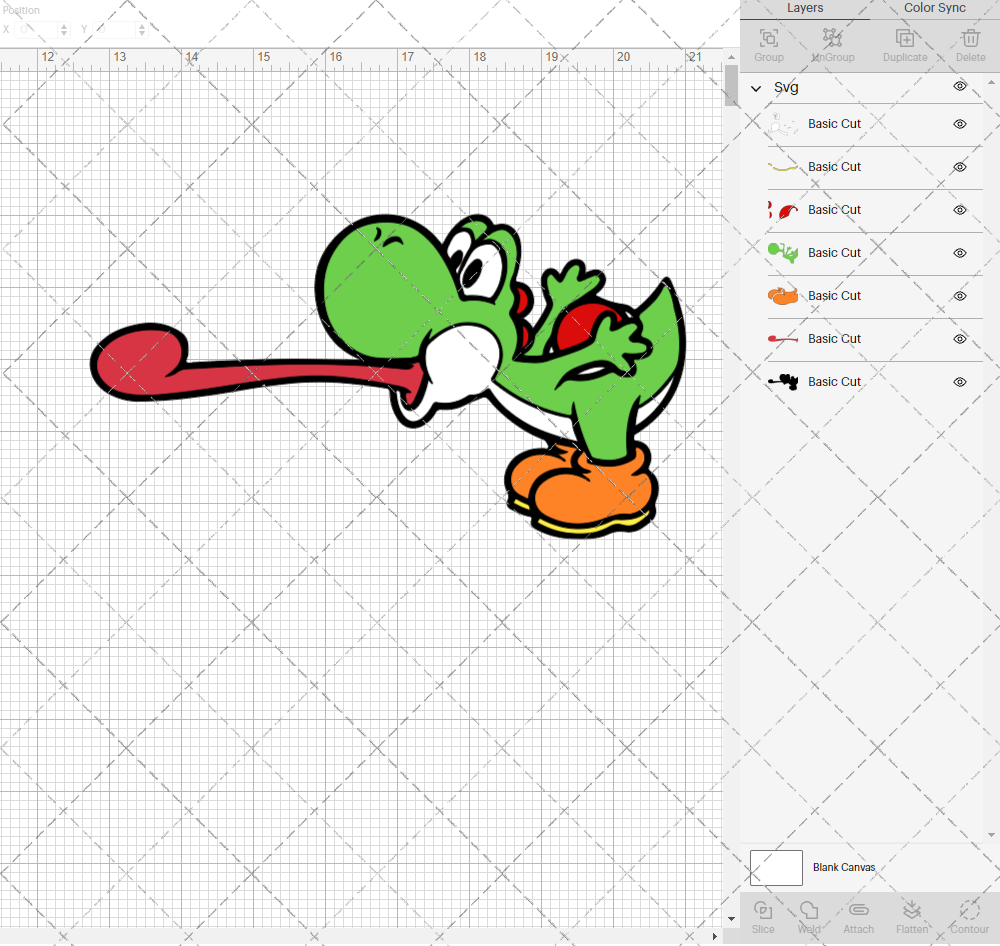 Yoshi - Super Mario Bros 003, Svg, Dxf, Eps, Png - SvgShopArt