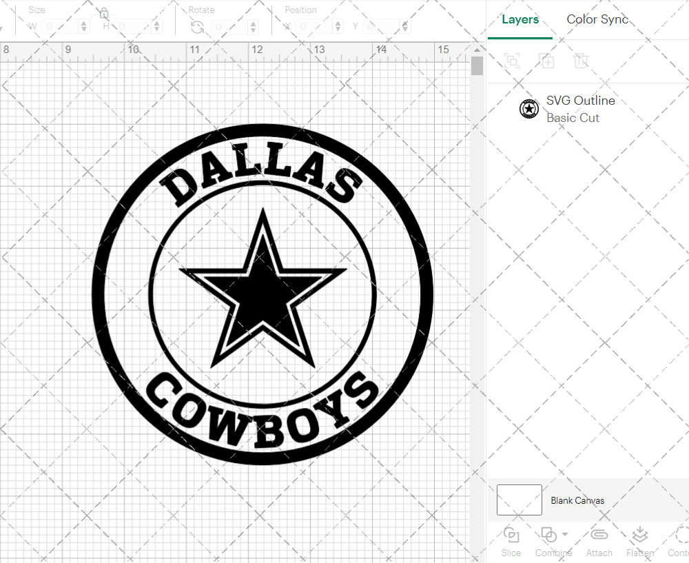 Dallas Cowboys Circle 1971, Svg, Dxf, Eps, Png - SvgShopArt