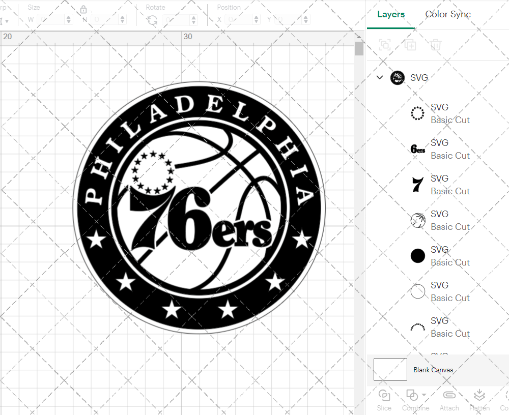 Philadelphia 76ers Concept 2015 004, Svg, Dxf, Eps, Png - SvgShopArt