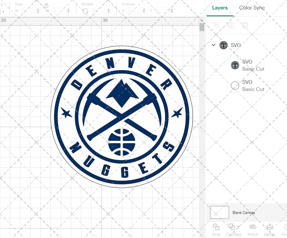 Denver Nuggets Concept 2018 007, Svg, Dxf, Eps, Png - SvgShopArt