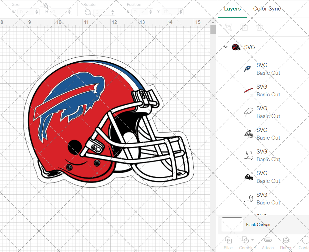 Buffalo Bills Helmet 1974 005, Svg, Dxf, Eps, Png - SvgShopArt