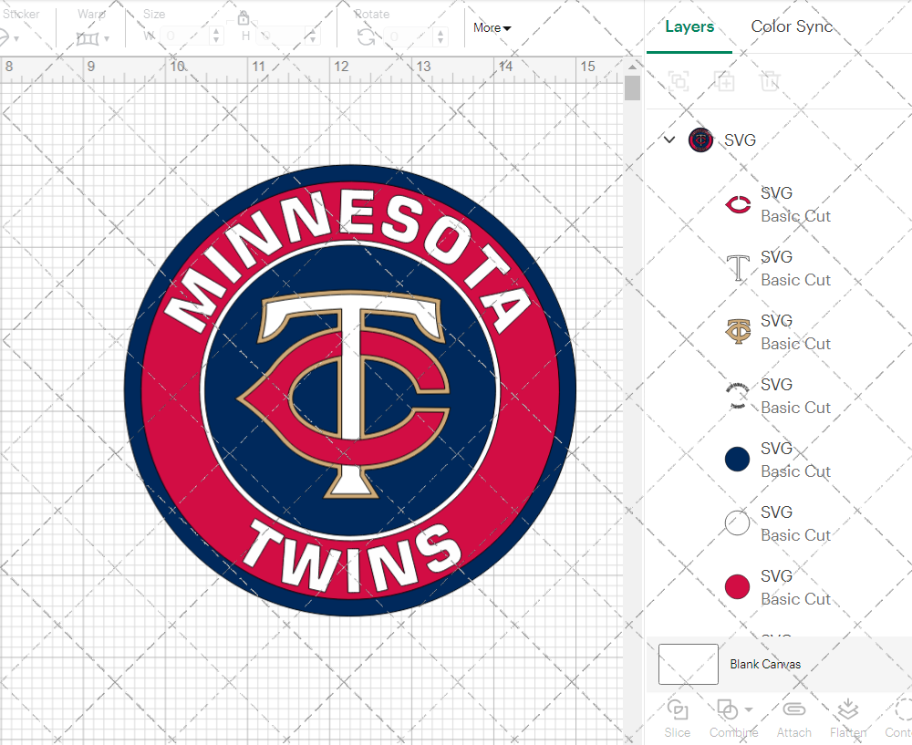 Minnesota Twins Circle 2015, Svg, Dxf, Eps, Png - SvgShopArt
