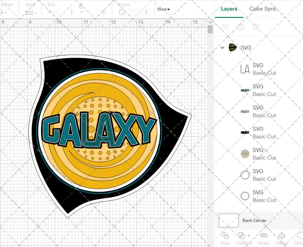 LA Galaxy 1996, Svg, Dxf, Eps, Png - SvgShopArt