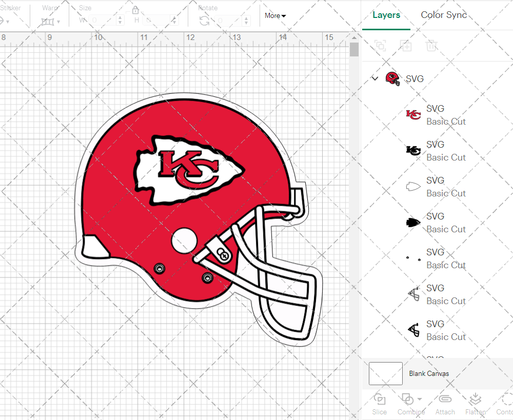 Kansas City Chiefs Helmet 1972 003, Svg, Dxf, Eps, Png - SvgShopArt