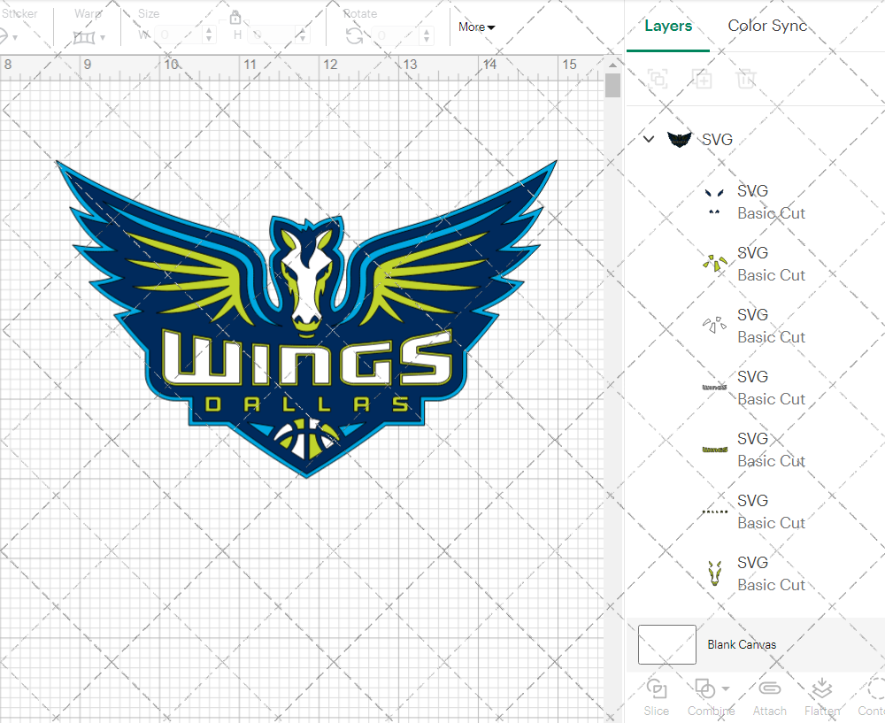 Dallas Wings 2016, Svg, Dxf, Eps, Png - SvgShopArt