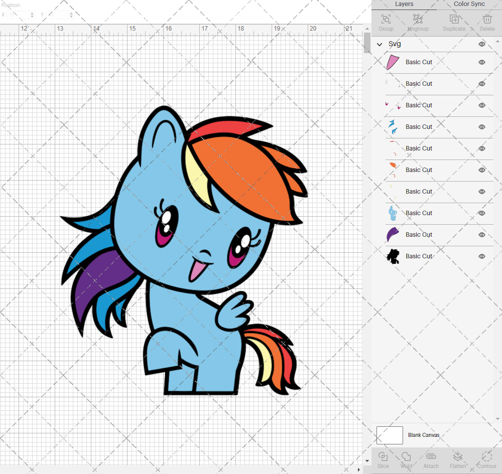 Rainbow Dash - MLP Cutie Mark Crew, Svg, Dxf, Eps, Png - SvgShopArt