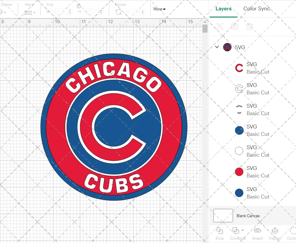 Chicago Cubs Circle 1974, Svg, Dxf, Eps, Png - SvgShopArt