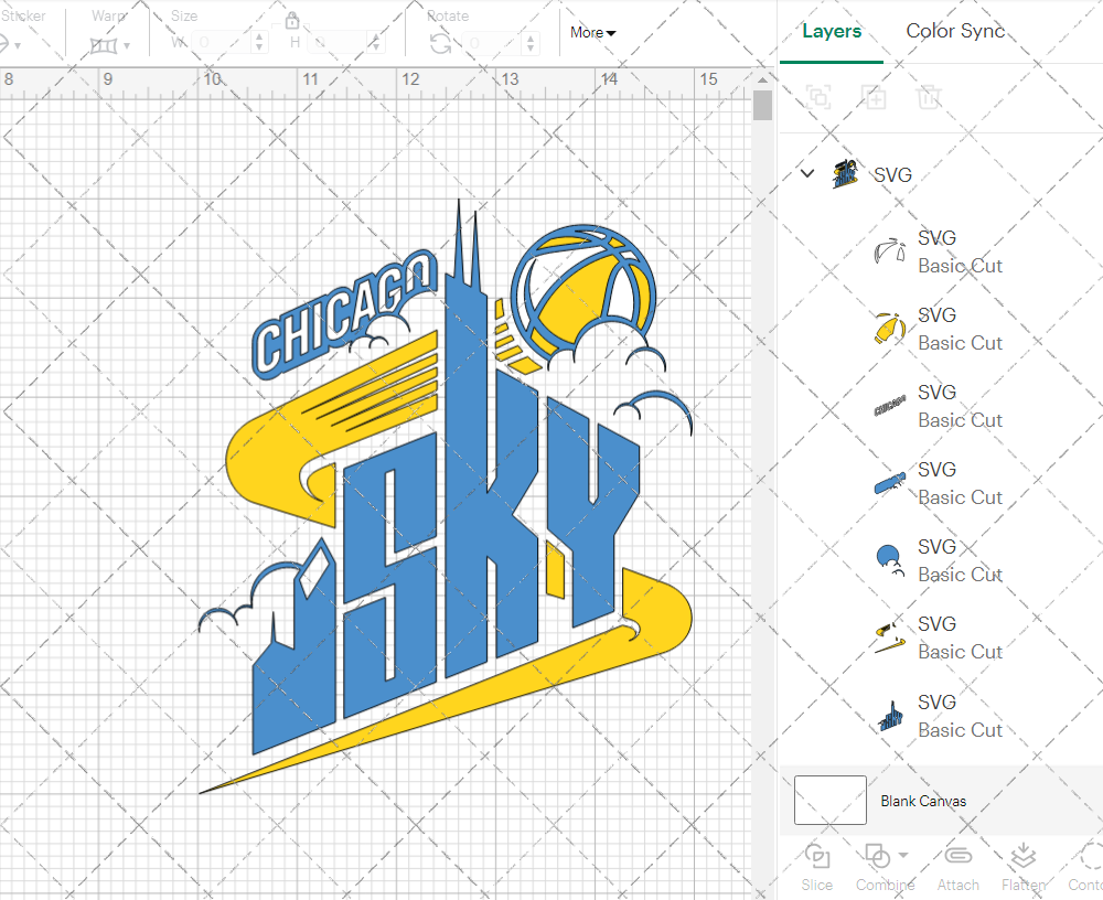 Chicago Sky 2006, Svg, Dxf, Eps, Png - SvgShopArt