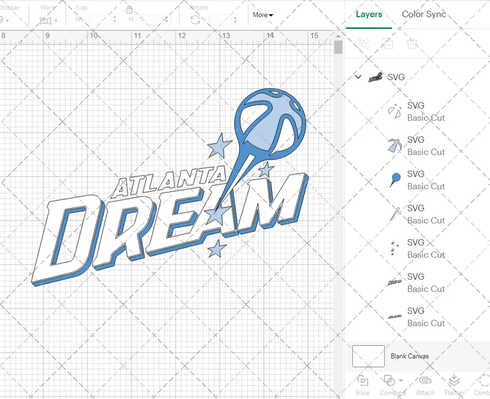 Atlanta Dream Secondary 2008 002, Svg, Dxf, Eps, Png - SvgShopArt