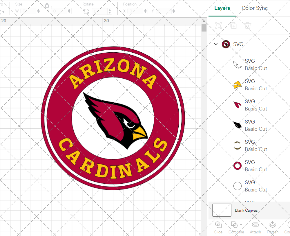 Arizona Cardinals Circle 2005 003, Svg, Dxf, Eps, Png - SvgShopArt