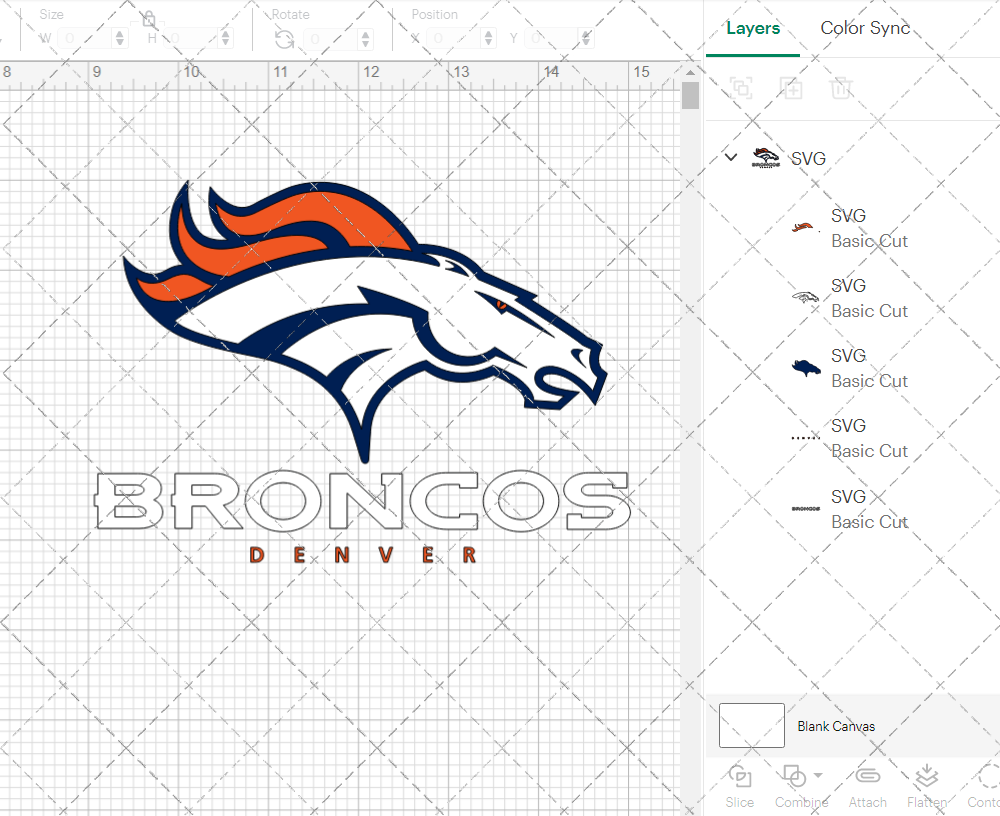 Denver Broncos Alternate 1997 003, Svg, Dxf, Eps, Png - SvgShopArt