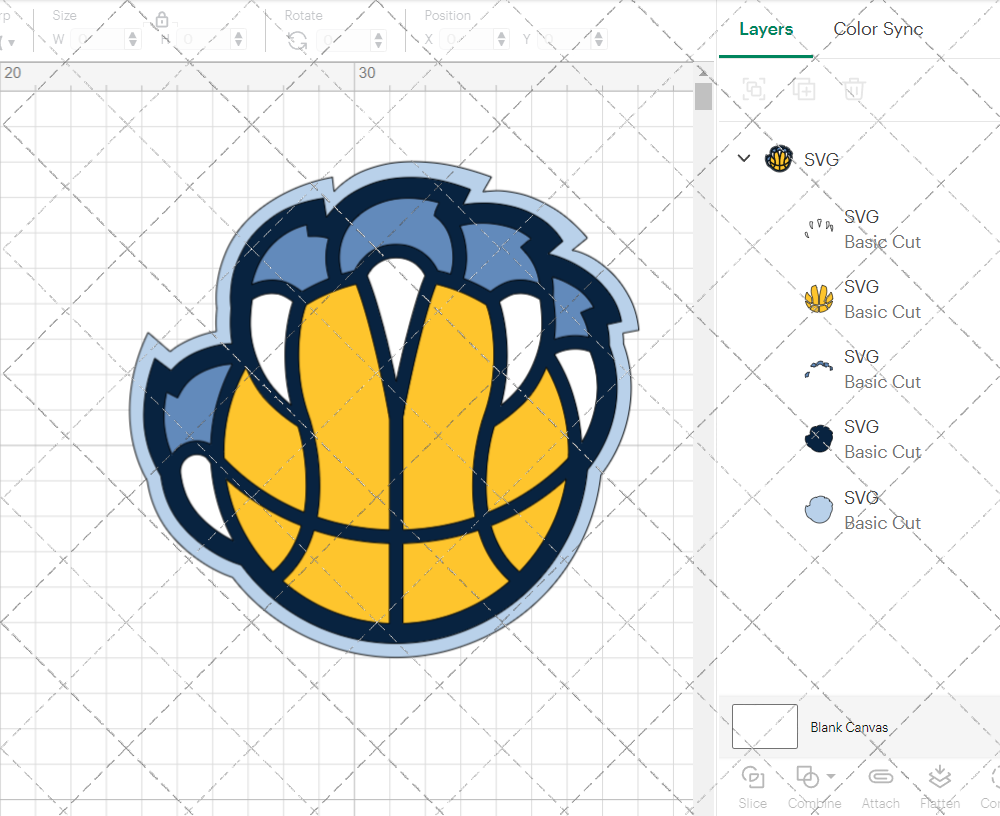 Memphis Grizzlies Alternate 2018 004, Svg, Dxf, Eps, Png - SvgShopArt
